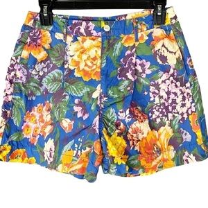 Urban Outfitters High Rise‎ Art to Wear Floral Cottagecore Shorts Grandmacore
